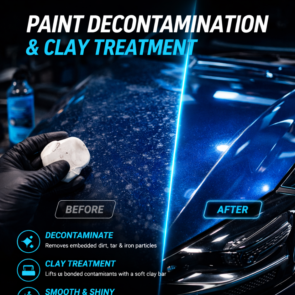 Paint Decontamination & Clay Treatment