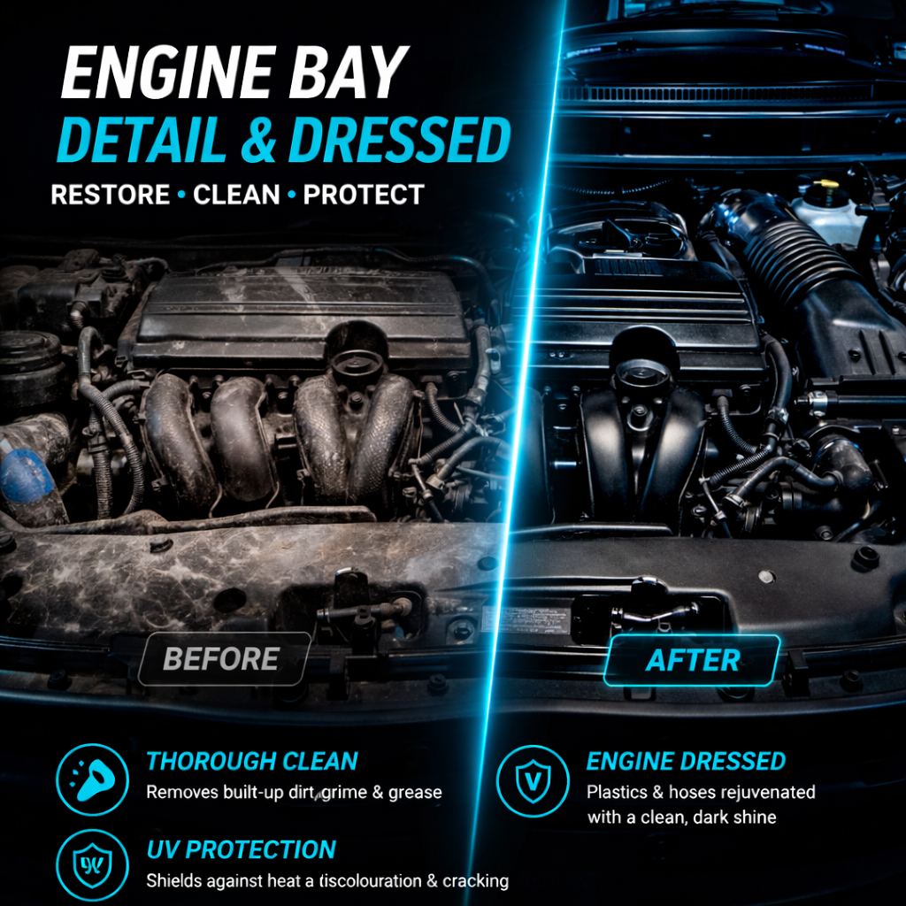 Engine Bay Detail & Dressed